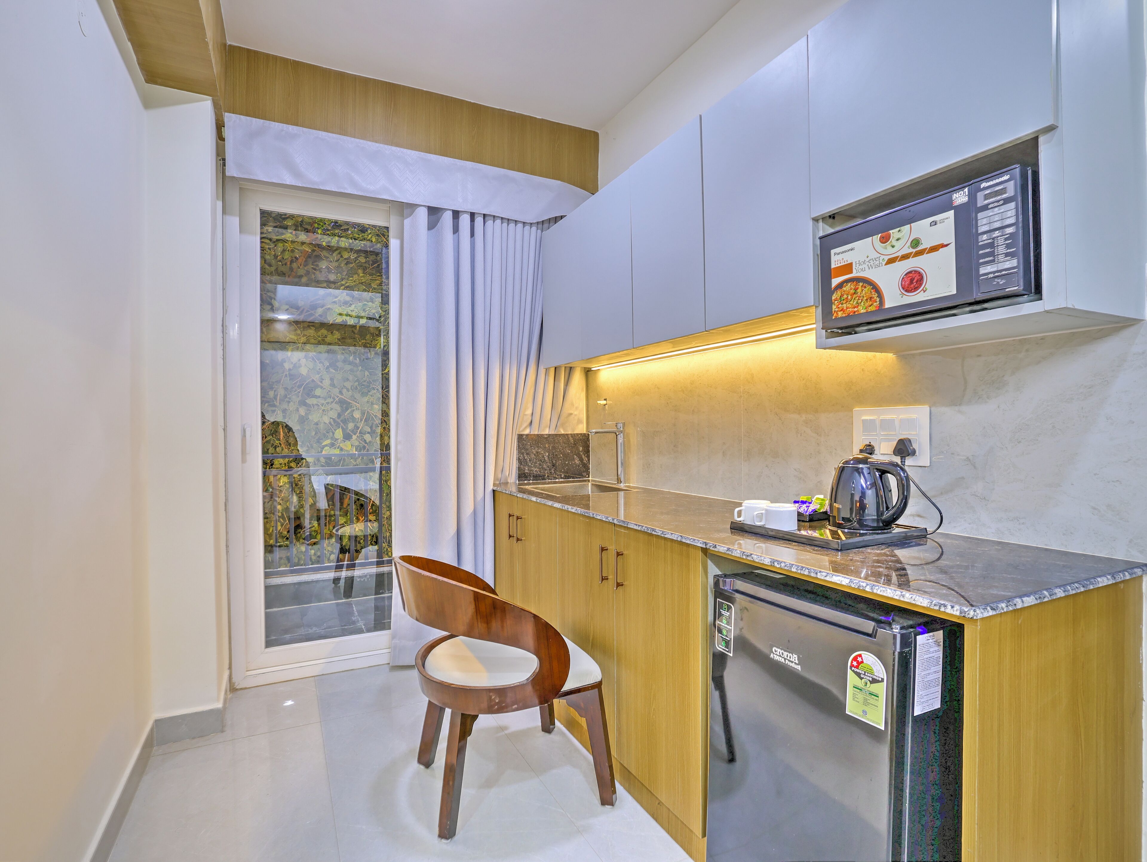 Blackout curtains, soundproofing, iron/ironing board