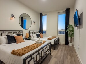 1 sovrum, skrivbord, strykjärn/strykbräda och gratis wi-fi