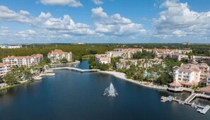 منظر من الجو على ارتفاع عالٍ