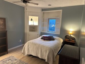 1 غرفة نوم وواي فاي وملاءات أسرّة