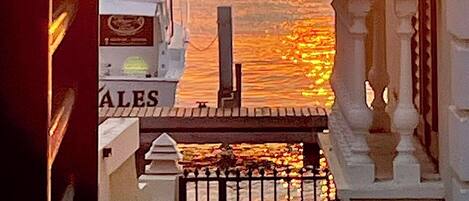 Blick von der Unterkunft