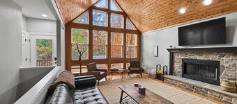 Private A-Frame Near Harpers Ferry - Sauna, Fire Pit, 3BR/3BA, Pet-Friendly