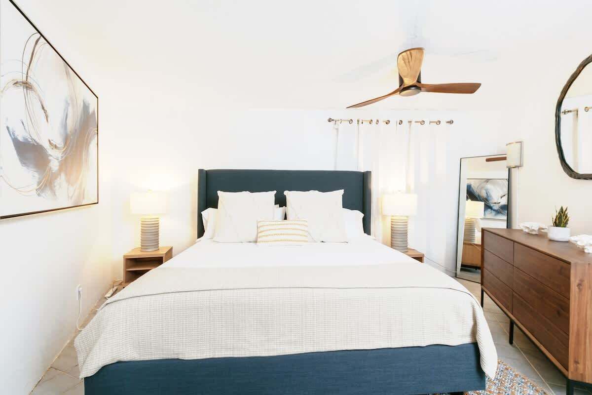 2 chambres, fer et planche à repasser, Wi-Fi, draps fournis