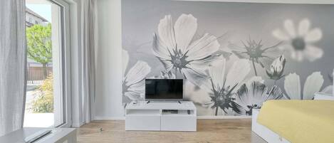 1 habitación, tabla de planchar con plancha, wifi y ropa de cama