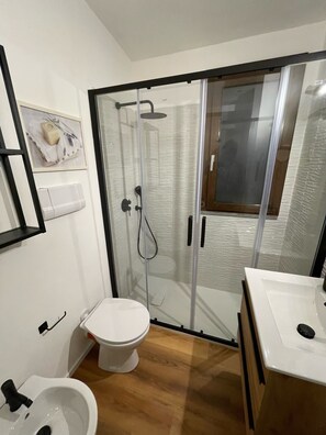 Shower, hair dryer, bidet, towels - New York bilo (Palermo)