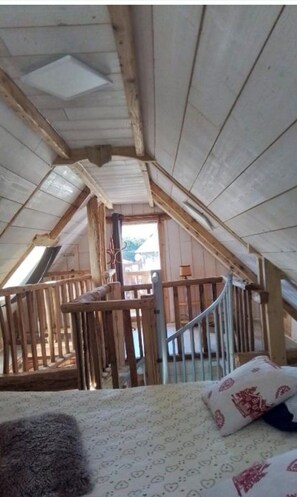 1 غرفة نوم وملاءات أسرّة