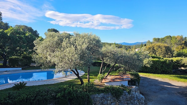 Outdoor pool - Charm and relaxed living in Lorgues: Villa Tira, swimming pool and 3300 m2 garden (Lorgues)