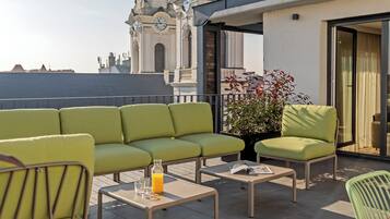 Penthouse, 3 habitaciones, vista a la ciudad | Terraza o patio