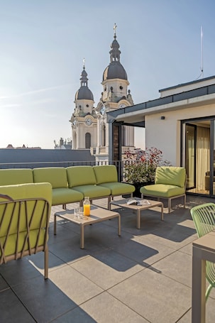 Loftsleilighet, 3 soverom, byutsikt | Terrasse/patio