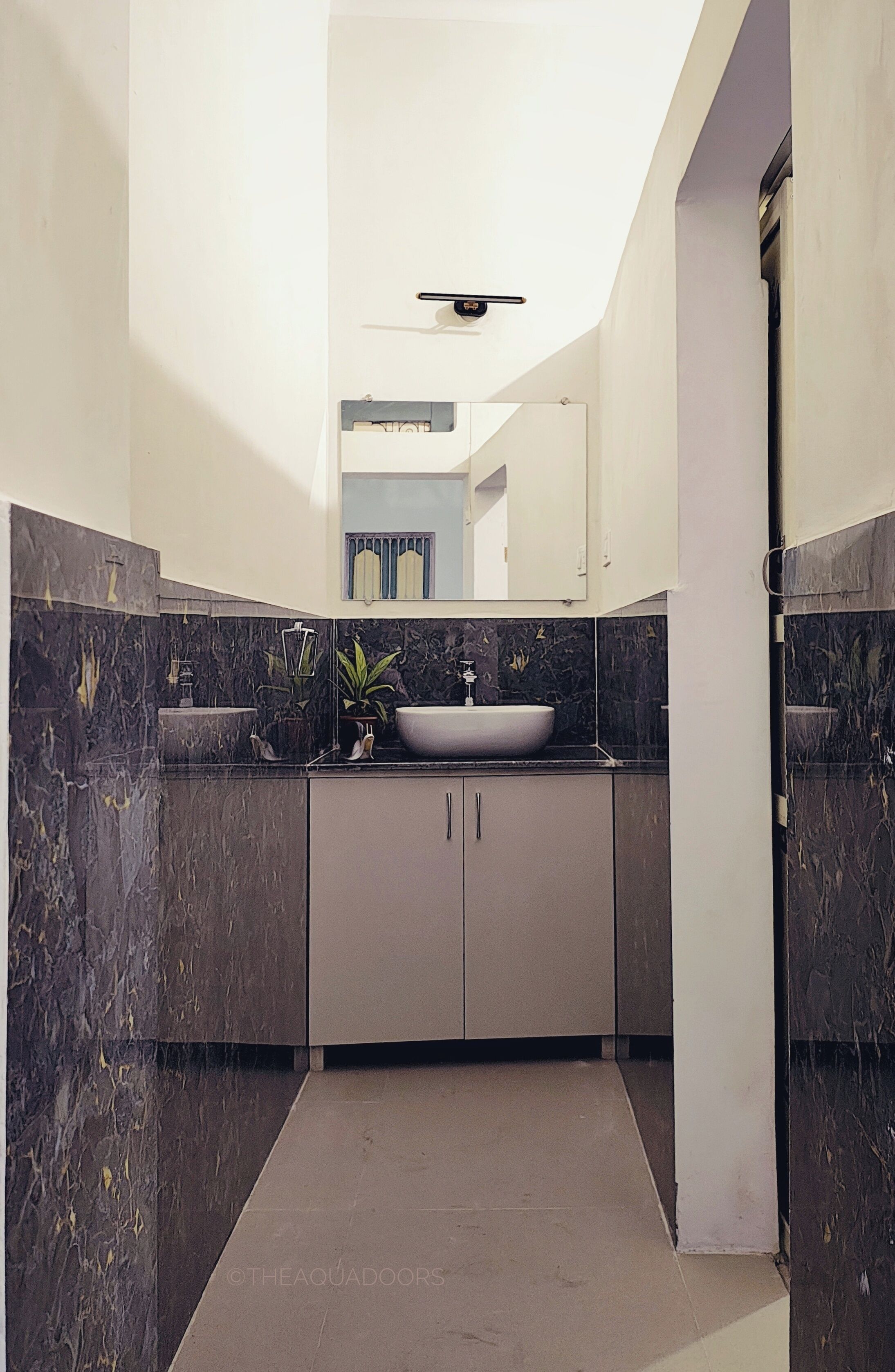 Shower, soap, toilet paper