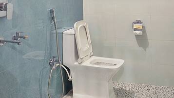 Dusche, Seife, Toilettenpapier