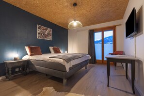 3 bedrooms, iron/ironing board, internet, bed sheets - Cosy and charming 3-bedroom apartment in a B&B Alpine lodge in Crans-Montana (Crans-Montana)