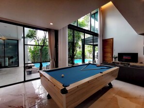 Games room - Boutique pool villas in Chiang Mai, close to the airport and shopping mall (Tambon San Phak Wan)