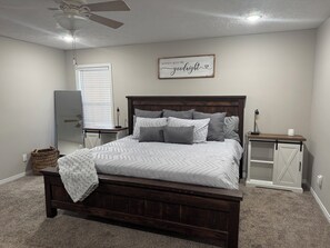 4 bedrooms, iron/ironing board, travel cot, free WiFi