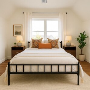 1 chambre, bureau, fer et planche à repasser, Wi-Fi gratuit