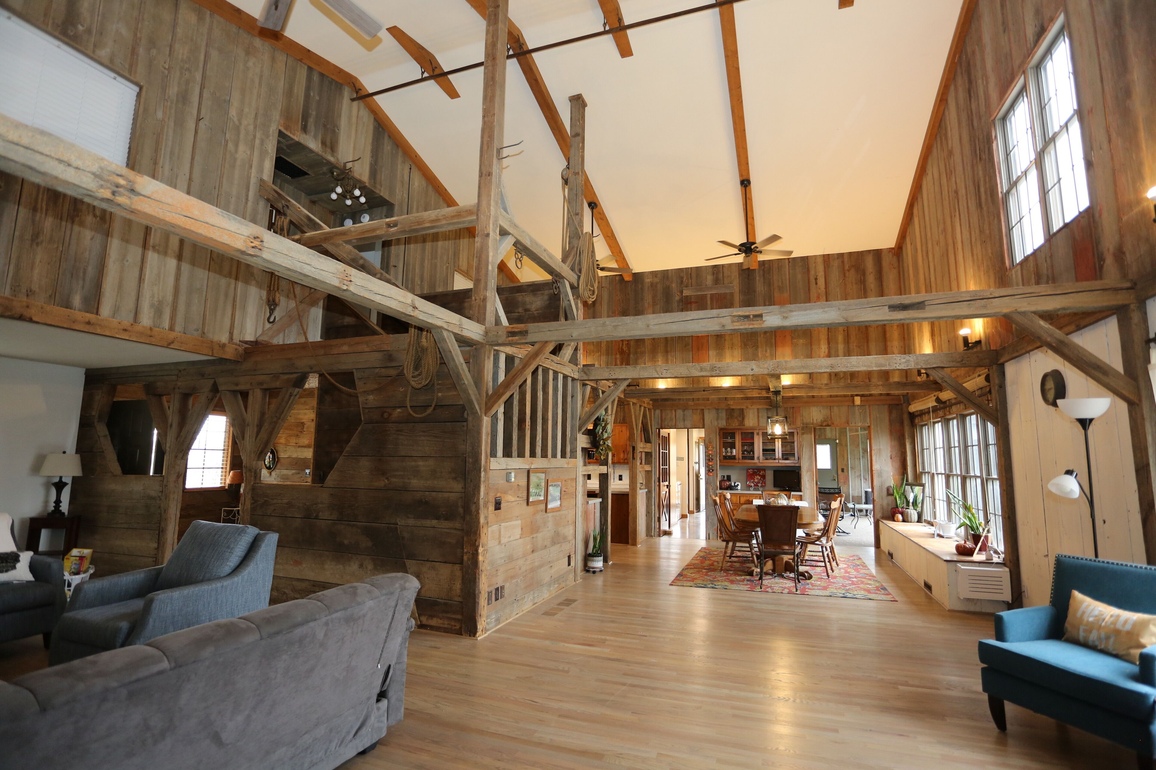 Main level - open floor plan view