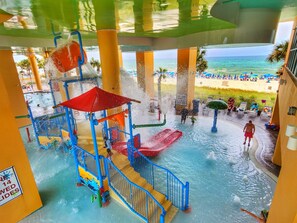 Pool - NEW! Splash Resort, condo 702W🏝Free Beach Chairs+Fireplace, Crib, toys and more (Panama City)