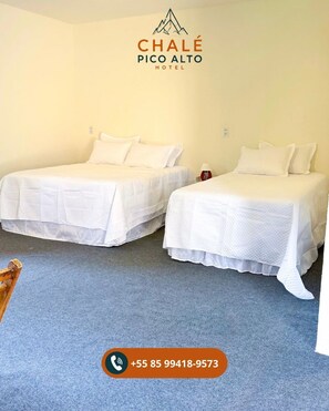 Premium bedding, laptop workspace, free WiFi, bed sheets