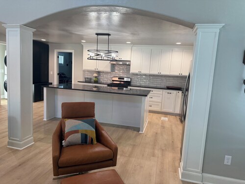 3-bedroom 2 and a half bath bungalow in superb Woodward with a warm fireplace!