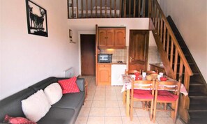 Living area - Studio Apartment in Les Saisies for 4 People (Hauteluce)