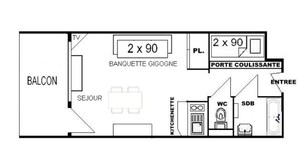 Unclassified image, 3 of 3, button - Apartment in Resort Center With Balcony (Hauteluce)