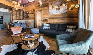 Living area - Olvera 601 - New Apartment on the Slopes (Valmeinier)