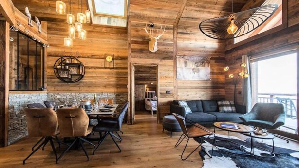Living area - Olvera 601 - New Apartment on the Slopes (Valmeinier)
