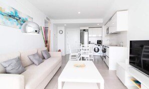 Living area - Apartment in Canet Near Mediterranean Beach (Canet de Berenguer)