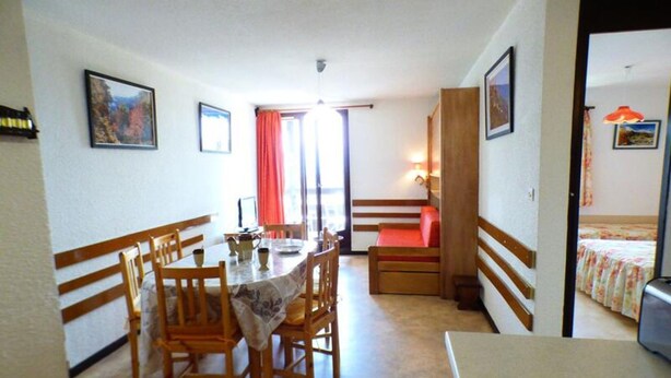 Dining - Apartment in Hauts-lieux Facing Mont Bisanne (Hauteluce)