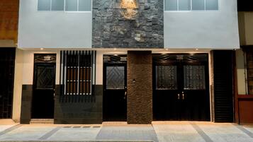 Facciata della struttura