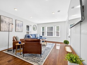 TV connectée, cheminée