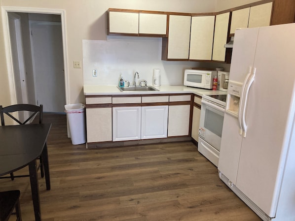 Microwave, oven, stovetop