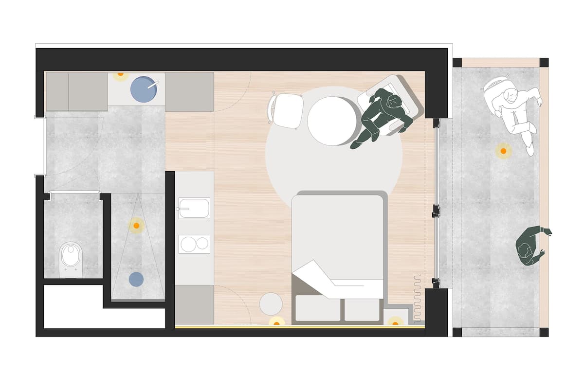 Studio Panoramique | Coffres-forts dans les chambres