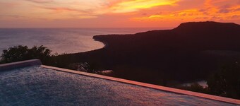 Boutique Hilltop Studio with Stunning Sea & Salt Pond Views - Flamingos!