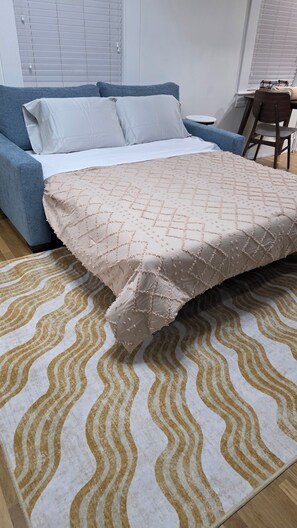 1 غرفة نوم وواي فاي وملاءات أسرّة