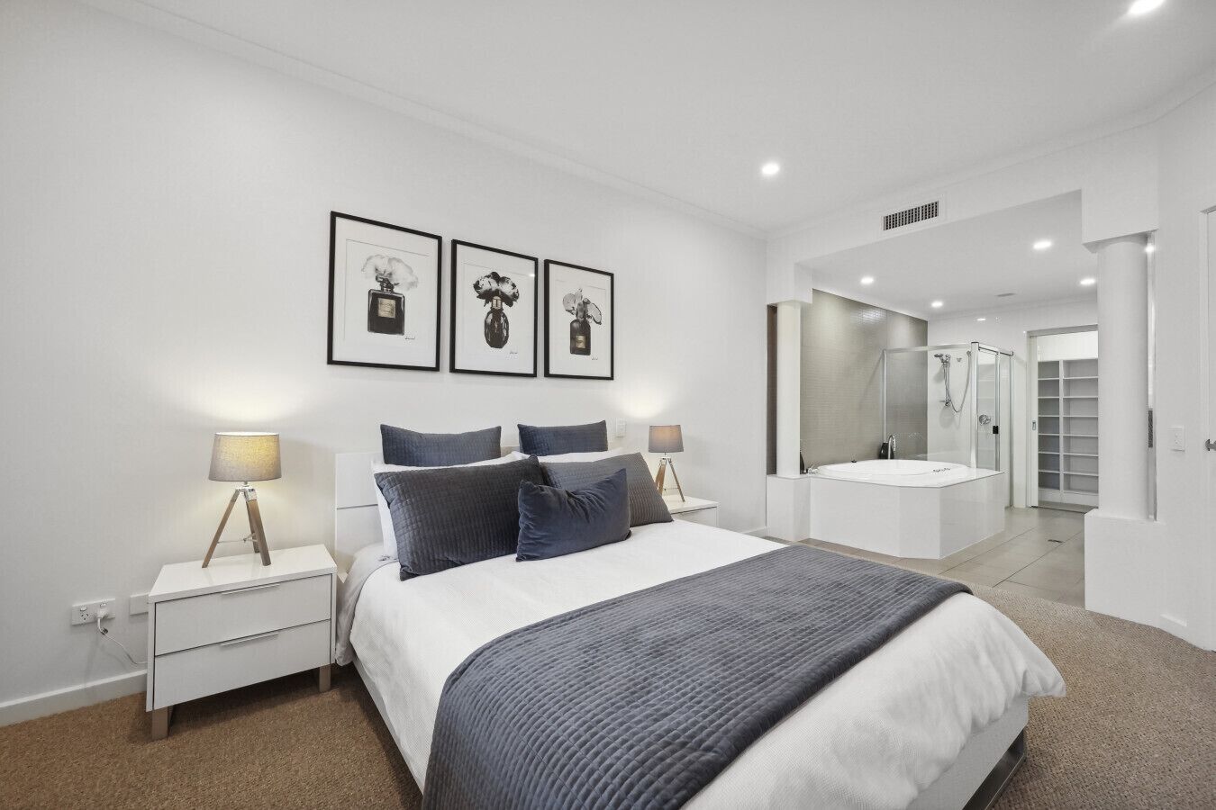 2 soverom og sengetøy