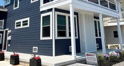 Spacious 4-bedroom house with a view of the inlet beach in North Wildwood