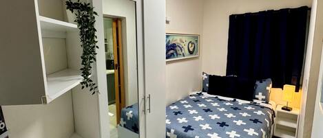 1 bedroom, in-room safe, iron/ironing board, free WiFi