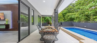 Our new, modern house is the perfect place. With three spacious bedrooms.