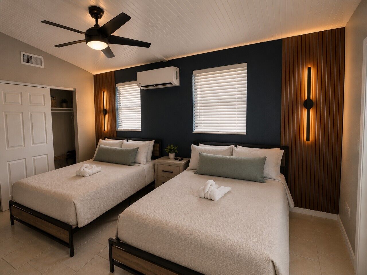 1 bedroom, iron/ironing board, travel crib, WiFi