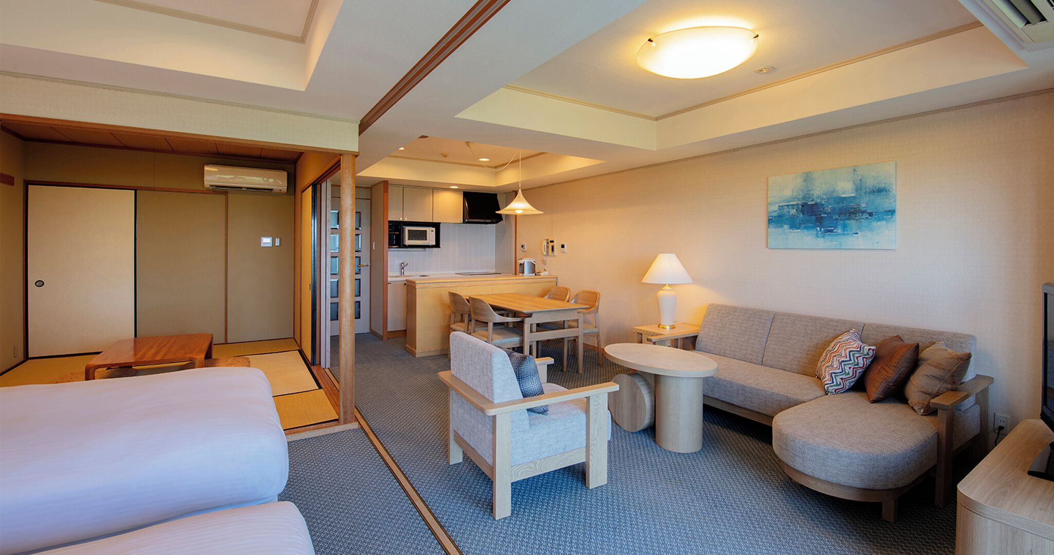 Japanese-Western Style Room, Non-smoking for 5 people | In-room safe, free WiFi