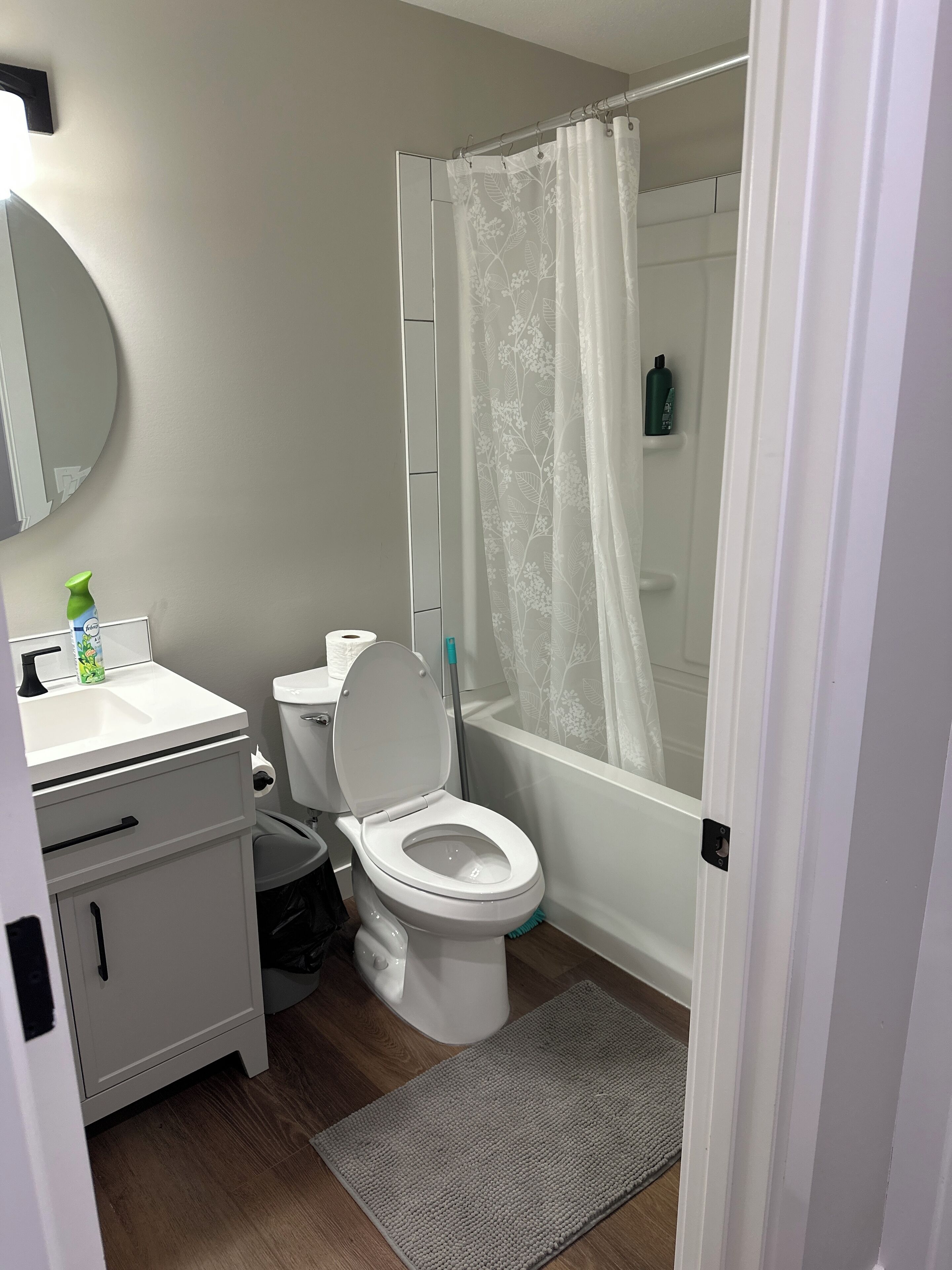 Towels, soap, toilet paper