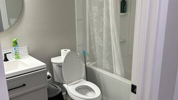 Towels, soap, toilet paper