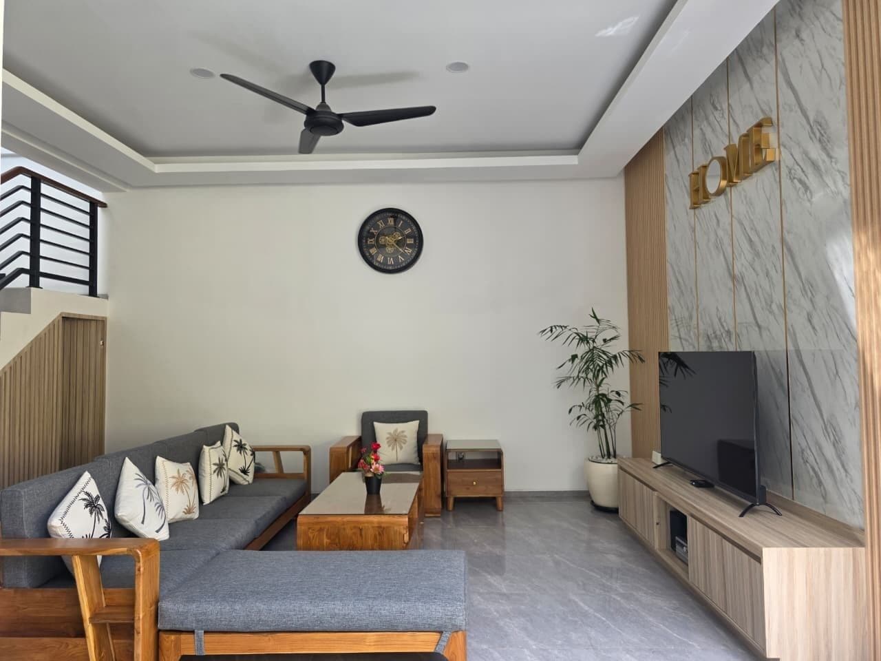 Villa, 3 chambres | Coin séjour