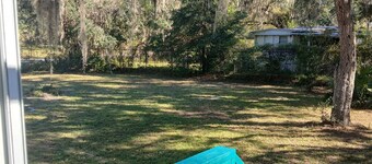 Lots of open and private space for the family and pets