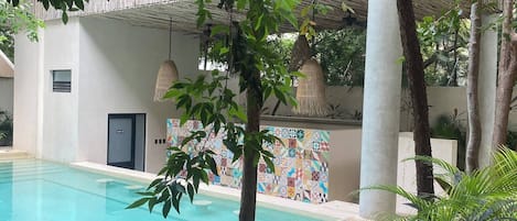 Departamento, 3 habitaciones, alberca privada | Alberca | Alberca al aire libre