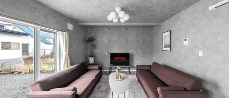 Télévision à écran plat de 43 pouces avec chaînes numériques