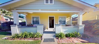 4-bedroom house in mid-town Santa Barbara with fitness equipment, AC