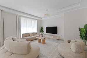 Living area - Upper Duplex 3BR in Eastown Sodic (New Cairo)