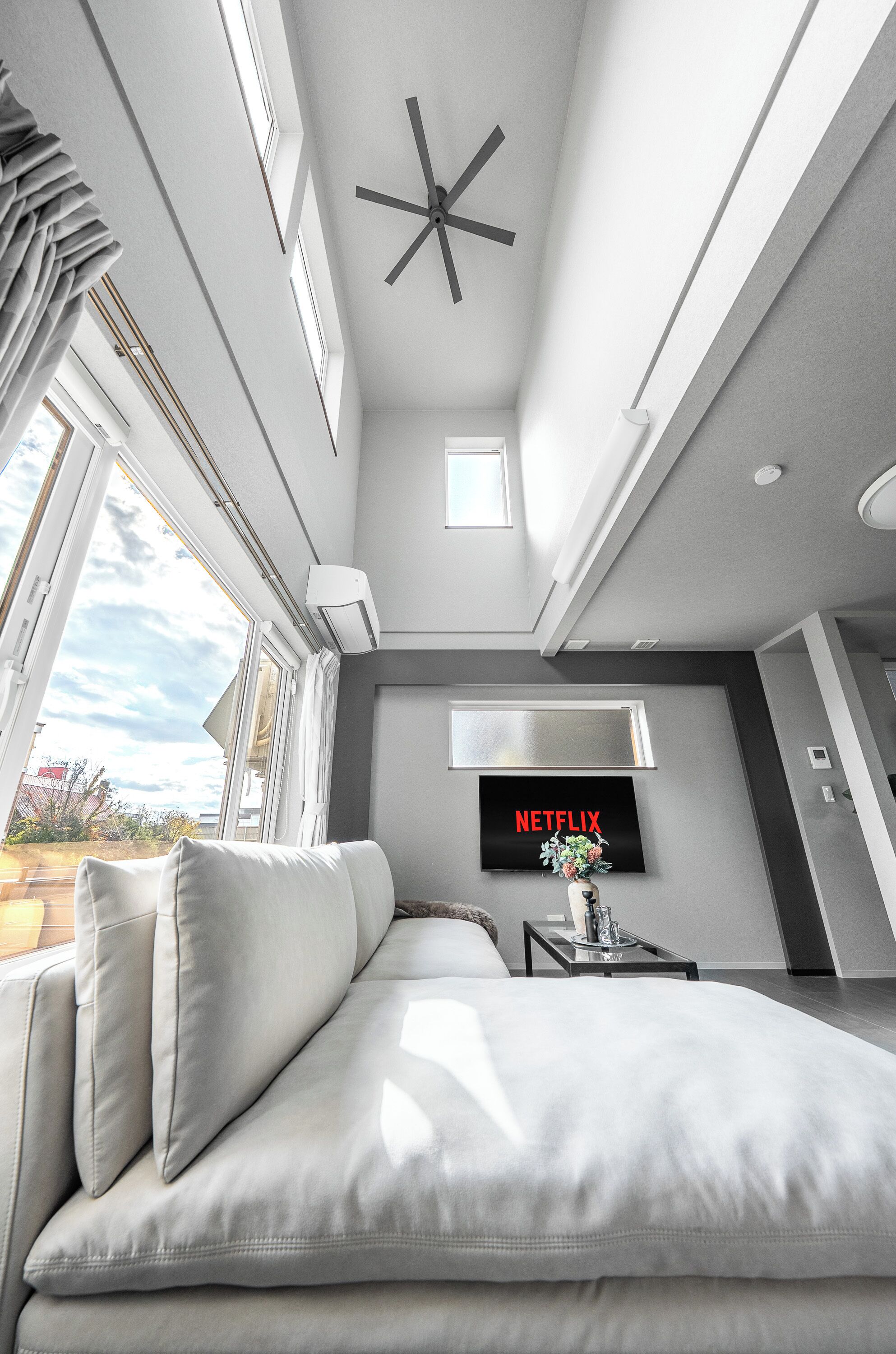 55-inch flat-screen TV with digital channels